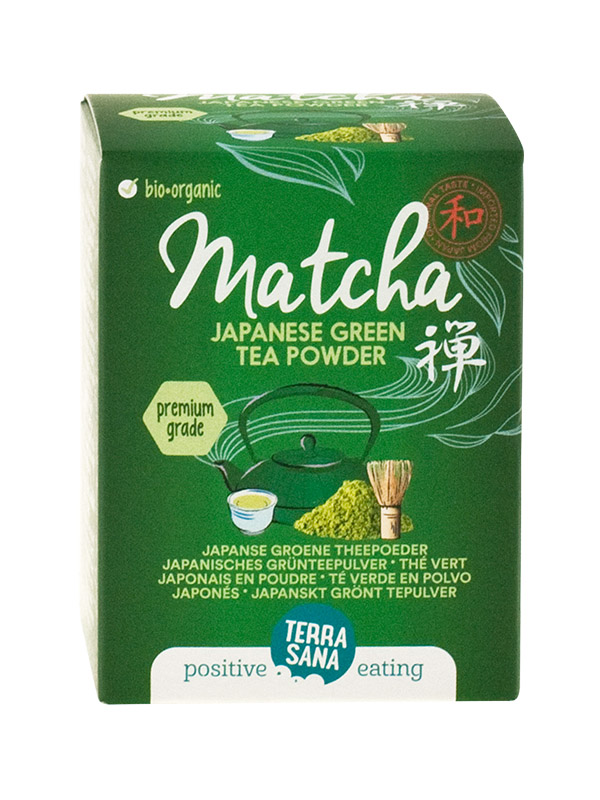 Terrasana Matcha Premium thé vert en poudre bio 30g